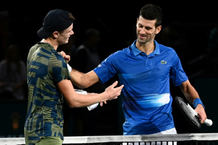 Novak Djokovic teve seu sétimo título do Masters de Paris negado por Holger Rune