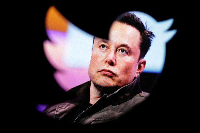 Ilustração mostra a foto de Elon Musk e o logotipo do Twitter