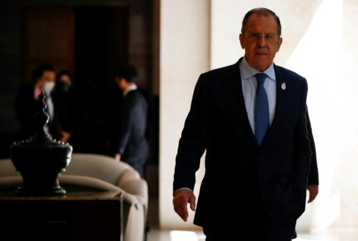 O ministro das Relações Exteriores da Rússia, Sergei Lavrov, saiu de uma reunião de ministros das Relações Exteriores do G20 em julho