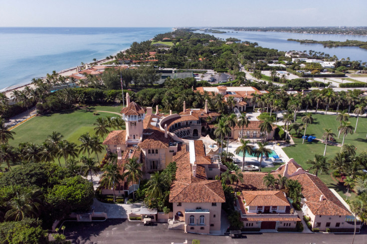 Vista aérea da casa do ex-presidente dos EUA, Donald Trump, em Mar-a-Lago, em Palm Beach