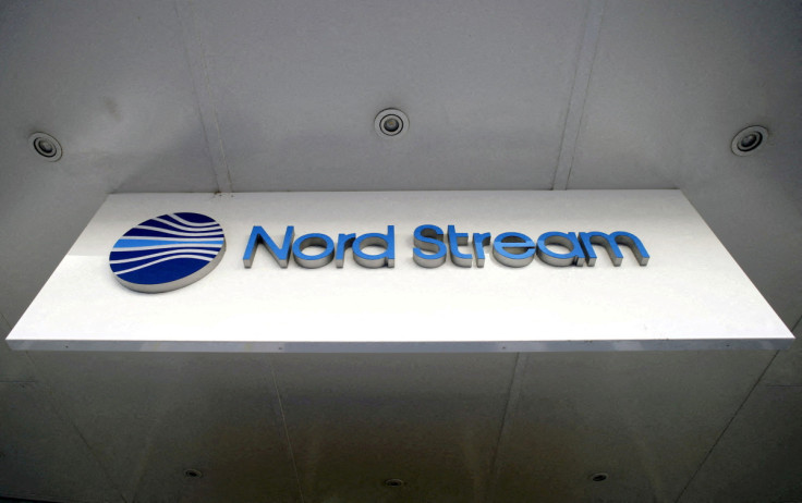 O logotipo da Nord Stream é visto na sede da Nord Stream AG em Zug