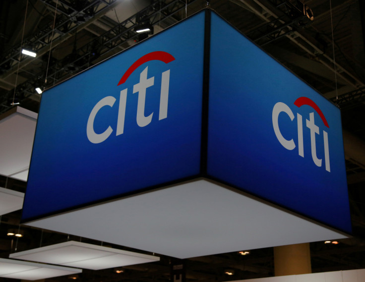 O logotipo do Citigroup Inc é visto na conferência bancária e financeira SIBOS em Toronto