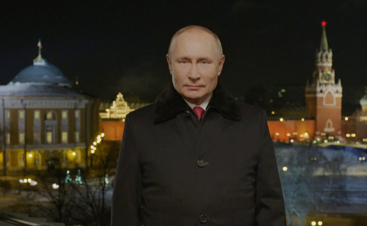 O presidente russo, Vladimir Putin, faz seu discurso anual de Ano Novo à nação em Moscou