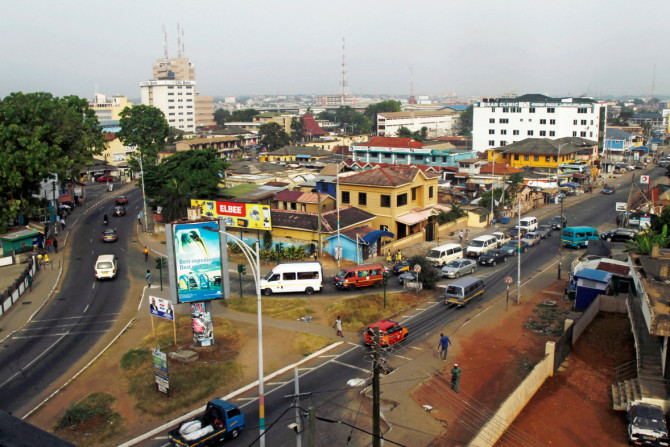 Uma visão geral de Adabraka em Accra