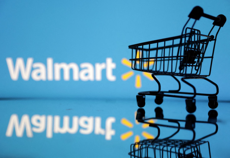 A ilustração mostra o logotipo do Walmart