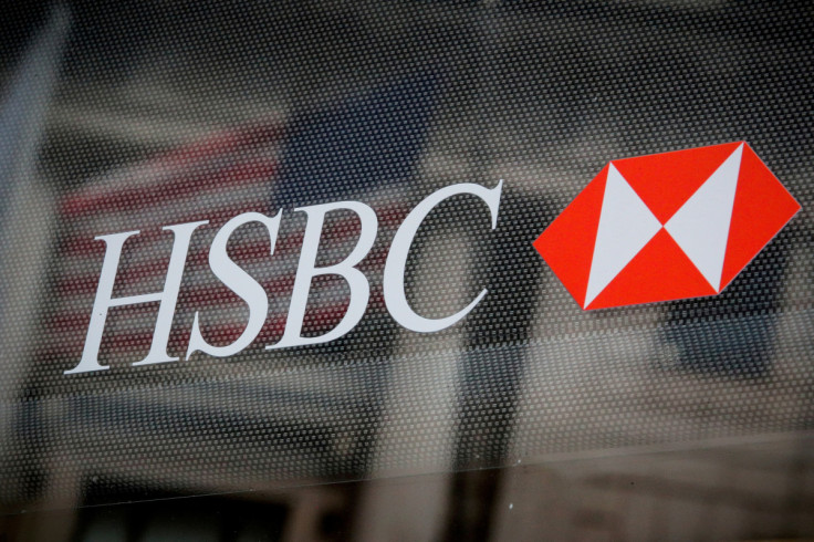 O logotipo do HSBC é visto em uma agência bancária no distrito financeiro de Nova York