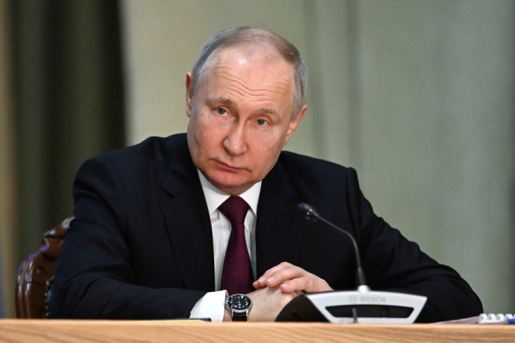 O presidente da Rússia, Putin, participa da reunião do colégio do procurador-geral em Moscou