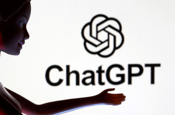 A ilustração mostra o logotipo do ChatGPT