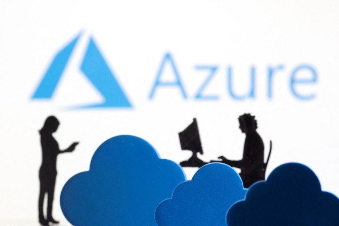 A ilustração mostra o logotipo do serviço de nuvem do Microsoft Azure