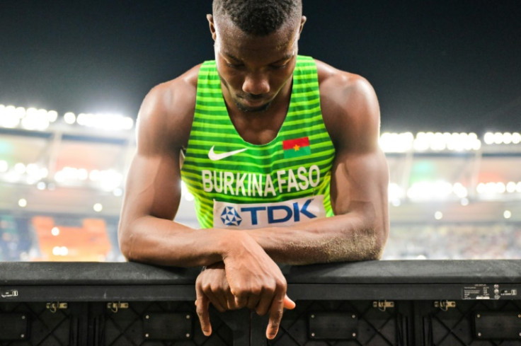 O saltador triplo Hugues Fabrice Zango conquistou o primeiro título mundial de atletismo de Burkina Faso