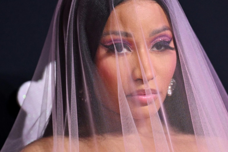 Nicki Minaj chega para o MTV Video Music Awards, que pelo segundo ano consecutivo ela apresentou