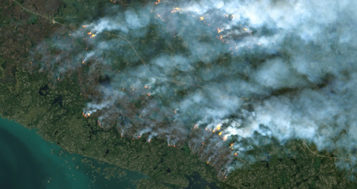 Grandes incêndios devastaram as florestas do Canadá