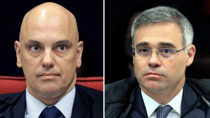 En la imagen, ministros de STF: Alexandre de Moraes (derecha)